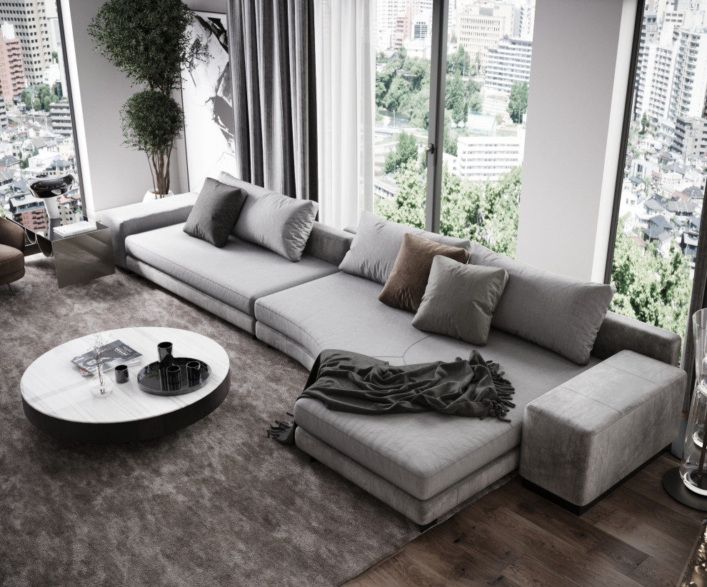 Большой диван в гостиную