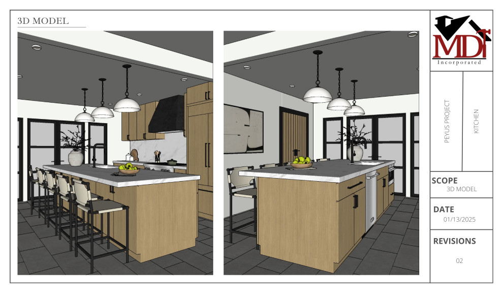 Coastal Calm Kitchen | Santa Ana Home