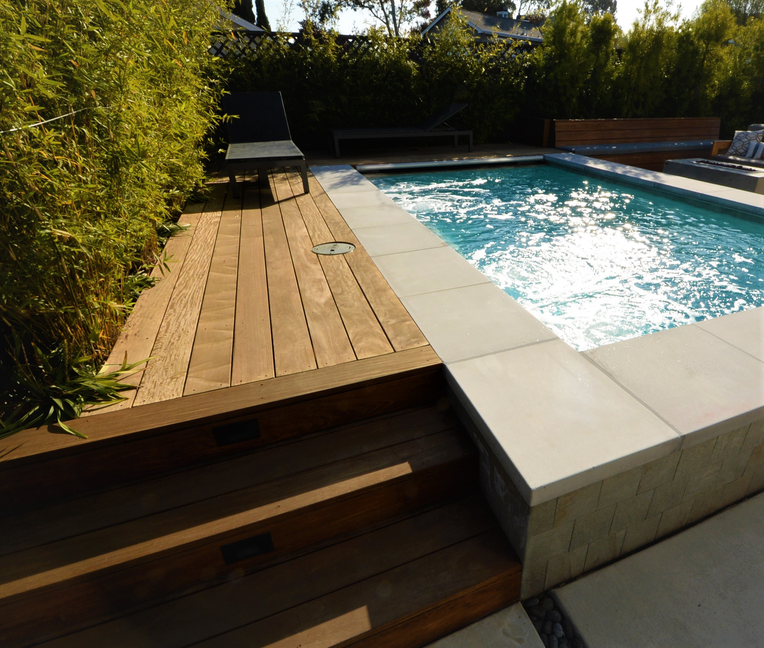 Modern Pool and Deck - Foster City CA
