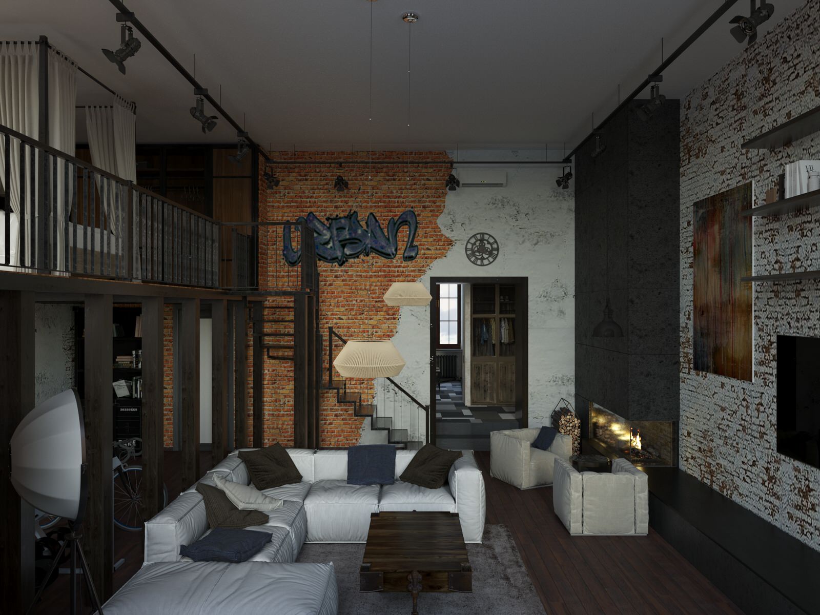 Квартира в центре Петербурга. Концептуальный дизайн-проект.