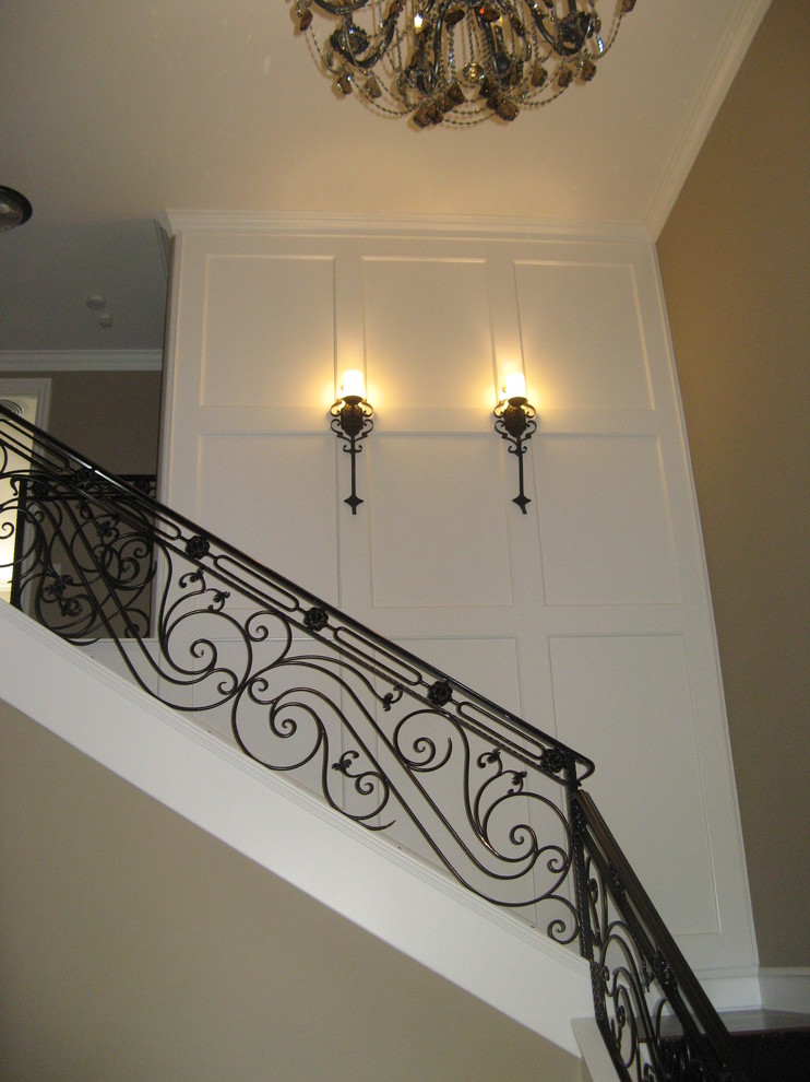 Photo of a transitional staircase in Los Angeles.