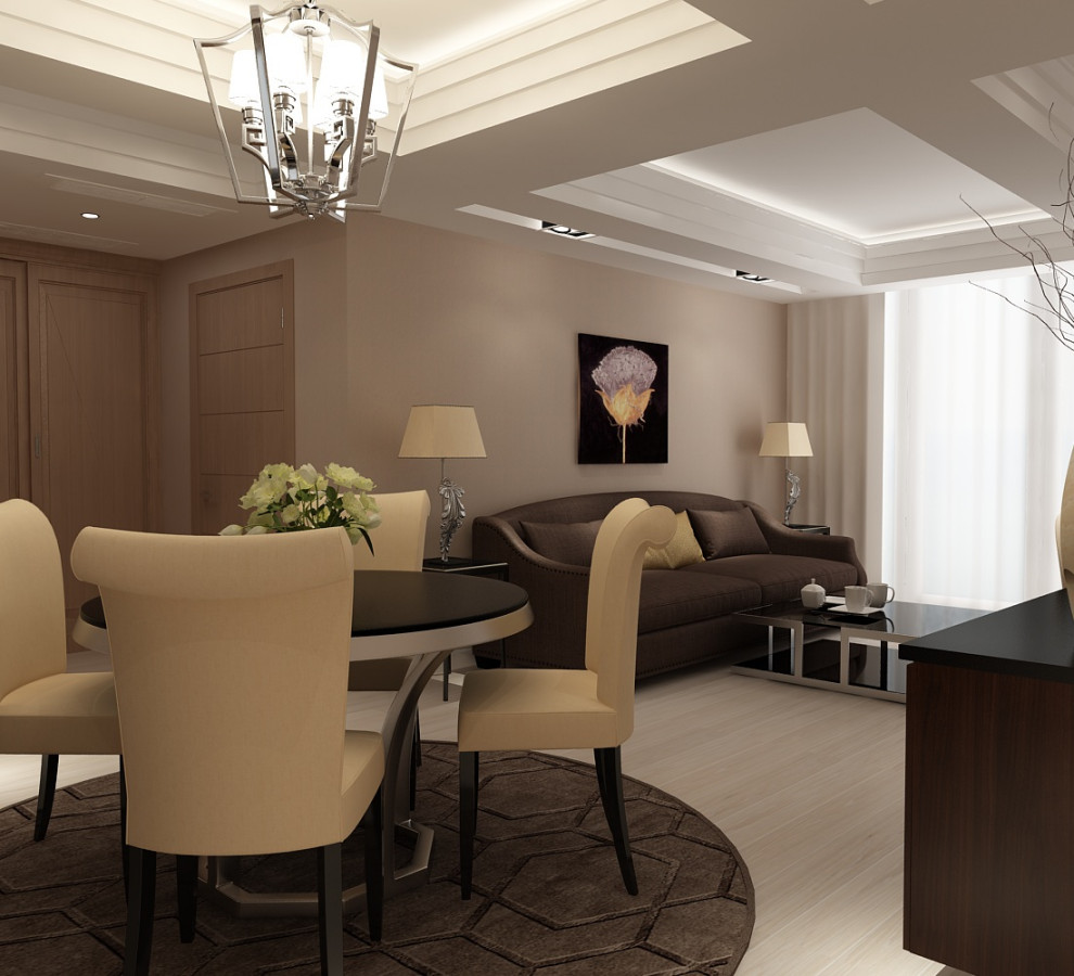 Классический интерьер в гостинице