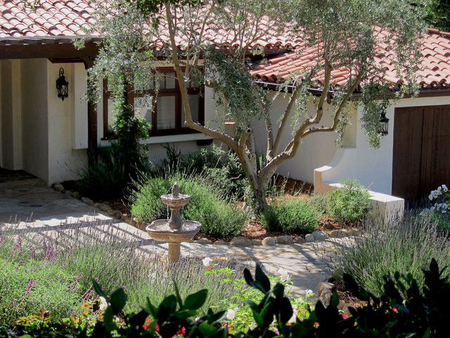 Small Spanish Cottage Landscaping in Montecito CA - Mediterranean - Garden - Santa Barbara - by ... on Spanish Garden Design
 id=80217