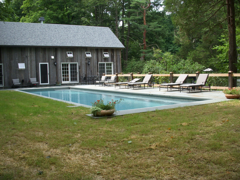 This is an example of a country pool in New York.
