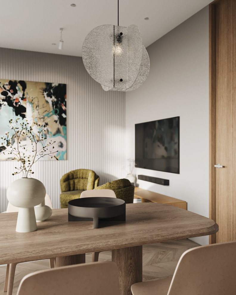 Квартира для молодой семьи площадью 82 м2, в ЖК Фонвизинский