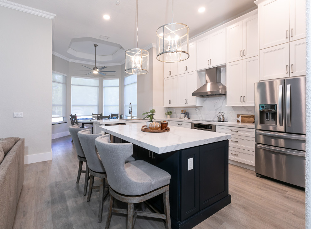 Kitchen - transitional kitchen idea in Miami