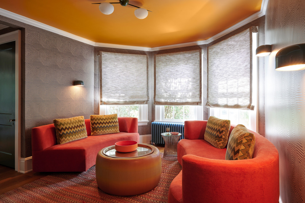 Mid Century Modern Living Spaces in Essex County - Midcentury - Family ...