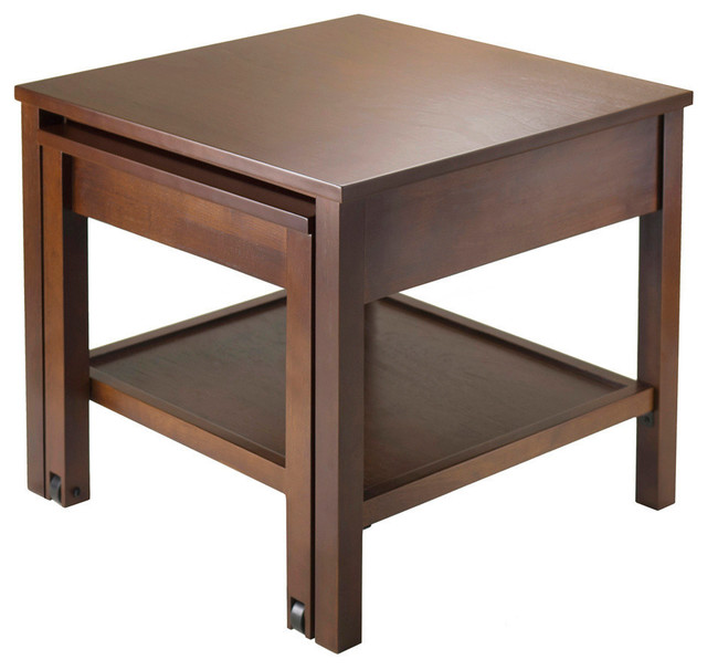 Winsome Wood Brandon Expandable End Table Contemporary Side Winsome Wood Brandon Expandable End Table Contemporary Side Tables And By Beyond S