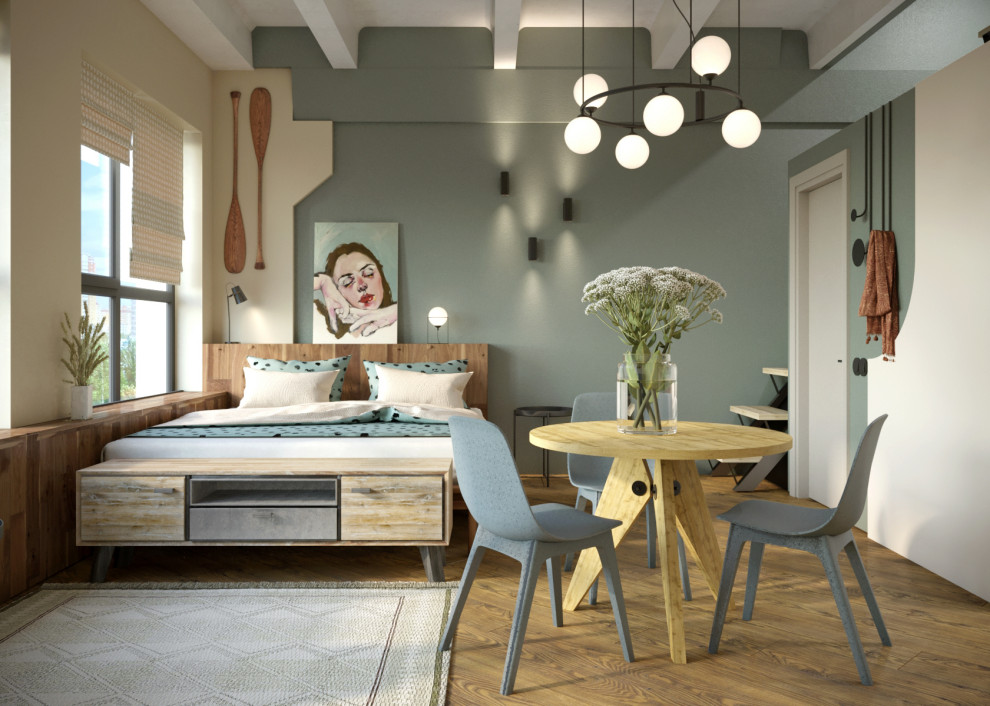 Правое крыло. Вид на спальную и обеденную зоны