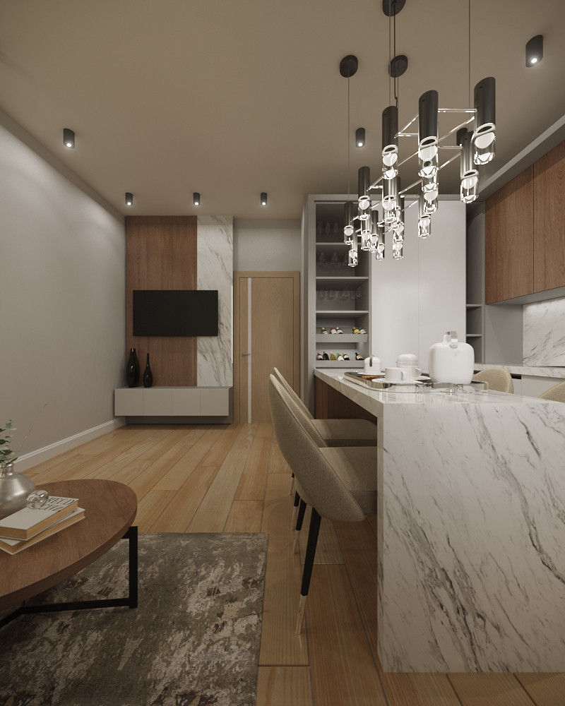 Кухня-гостиная