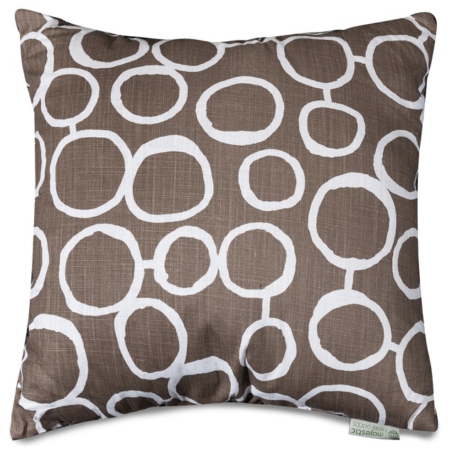 Fusion Mocha Extra Large Pillow 24x24 Contemporary Decorative