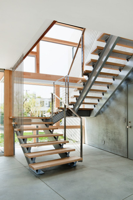 Cable Railing contemporary-staircase