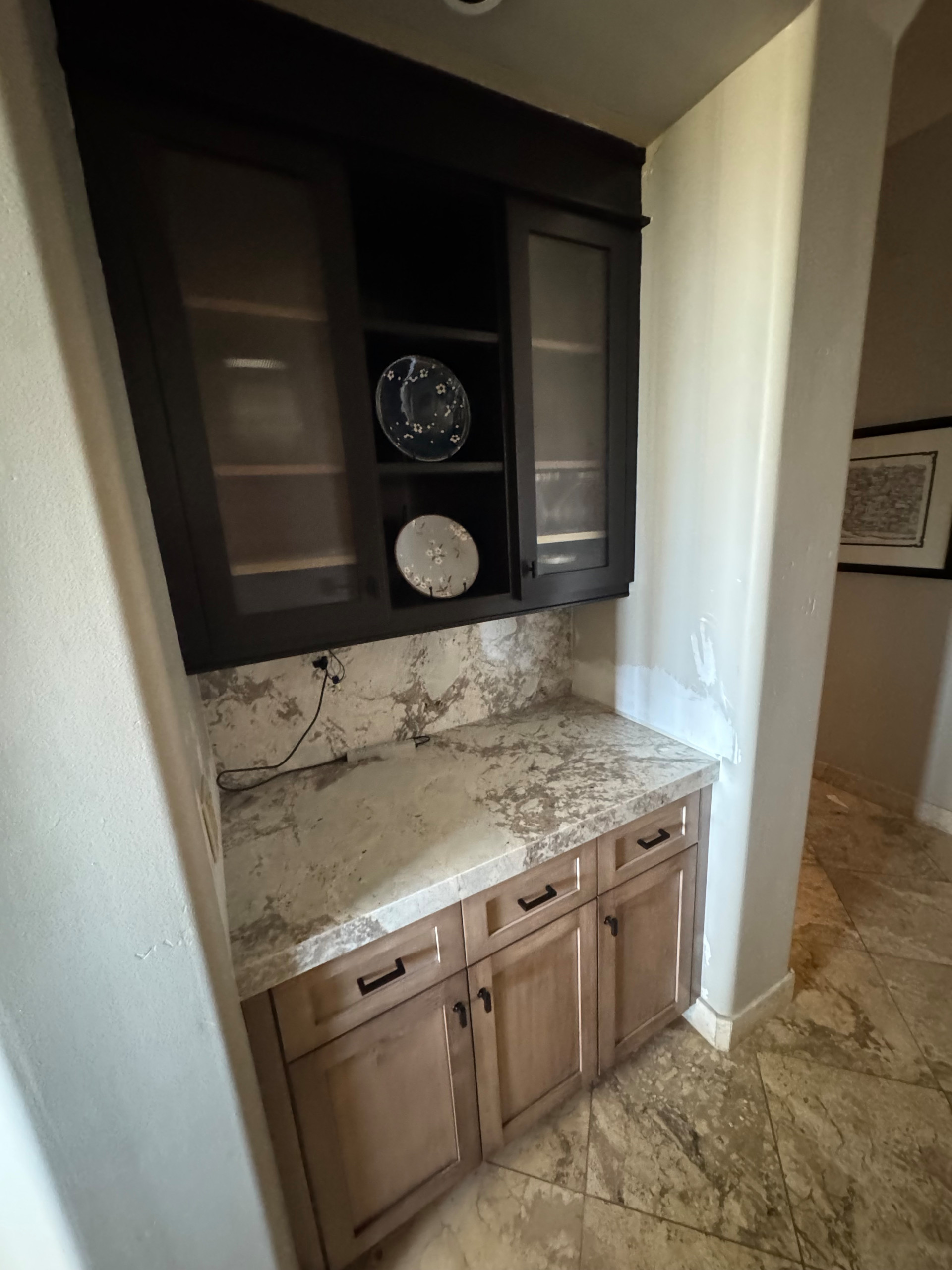 Two Tone Kitchen Reface and Partial Build