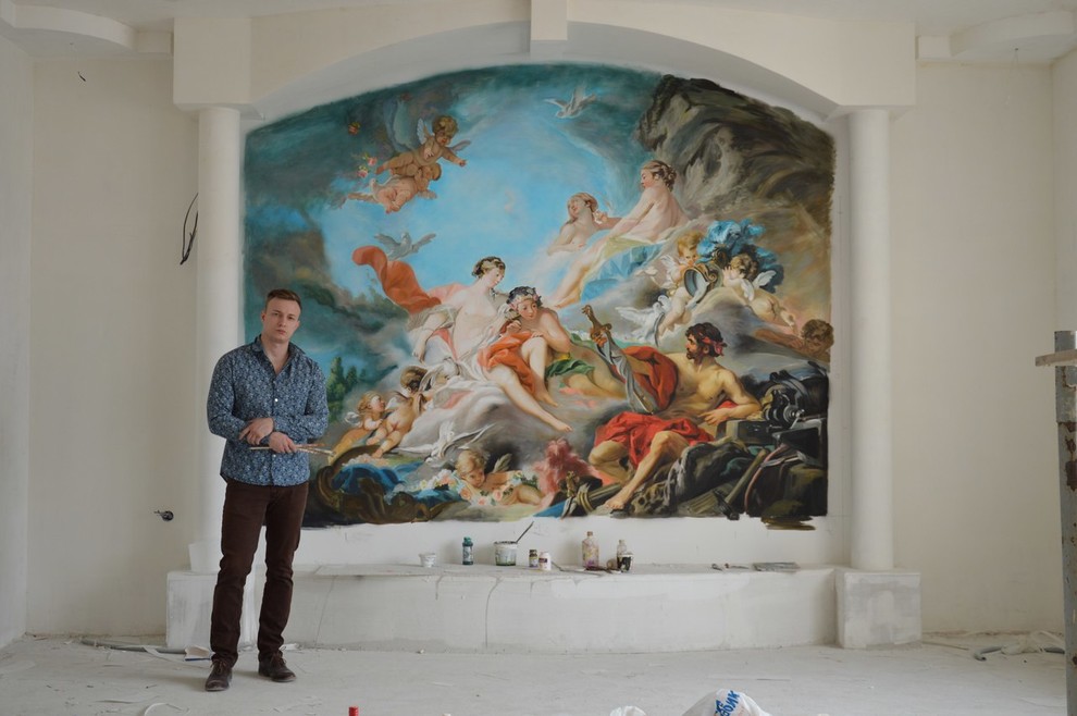 Роспись "Похищение Европы"