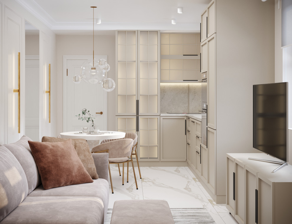 Квартира с элементами неоклассики