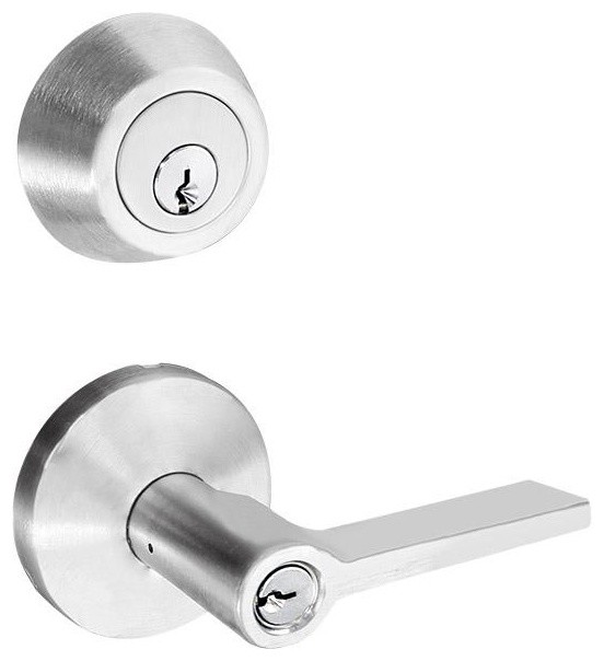 Entrance Function Stainless Steel Finish Cal-Royal Genesys Series Lever Lockset