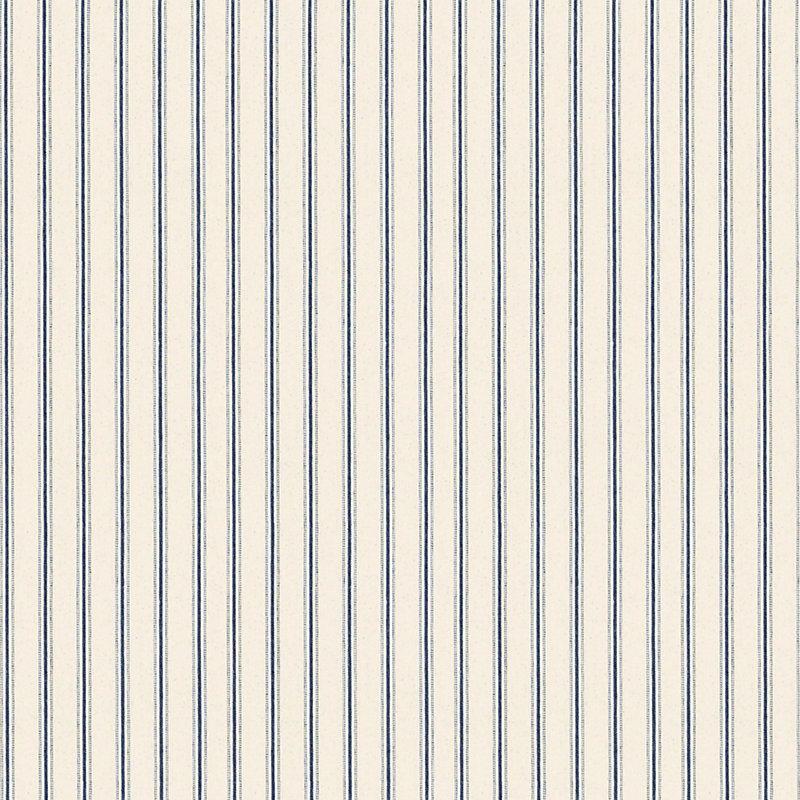 Vintage Ticking Stripe Navy Fabric by the Yard