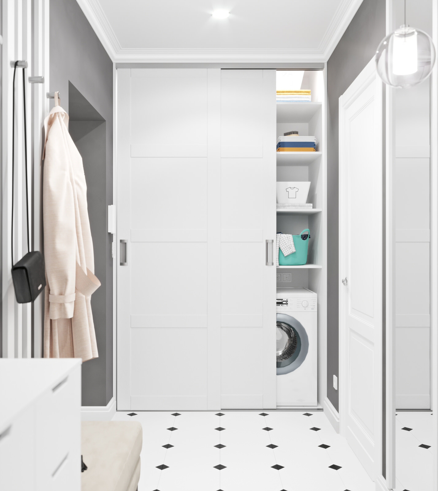 Квартира в неоклассике 40 кв.м.