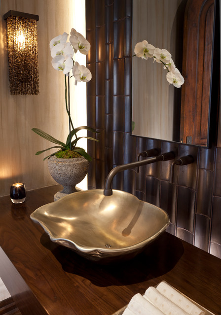 Bath trendy-lille-badevaerelse