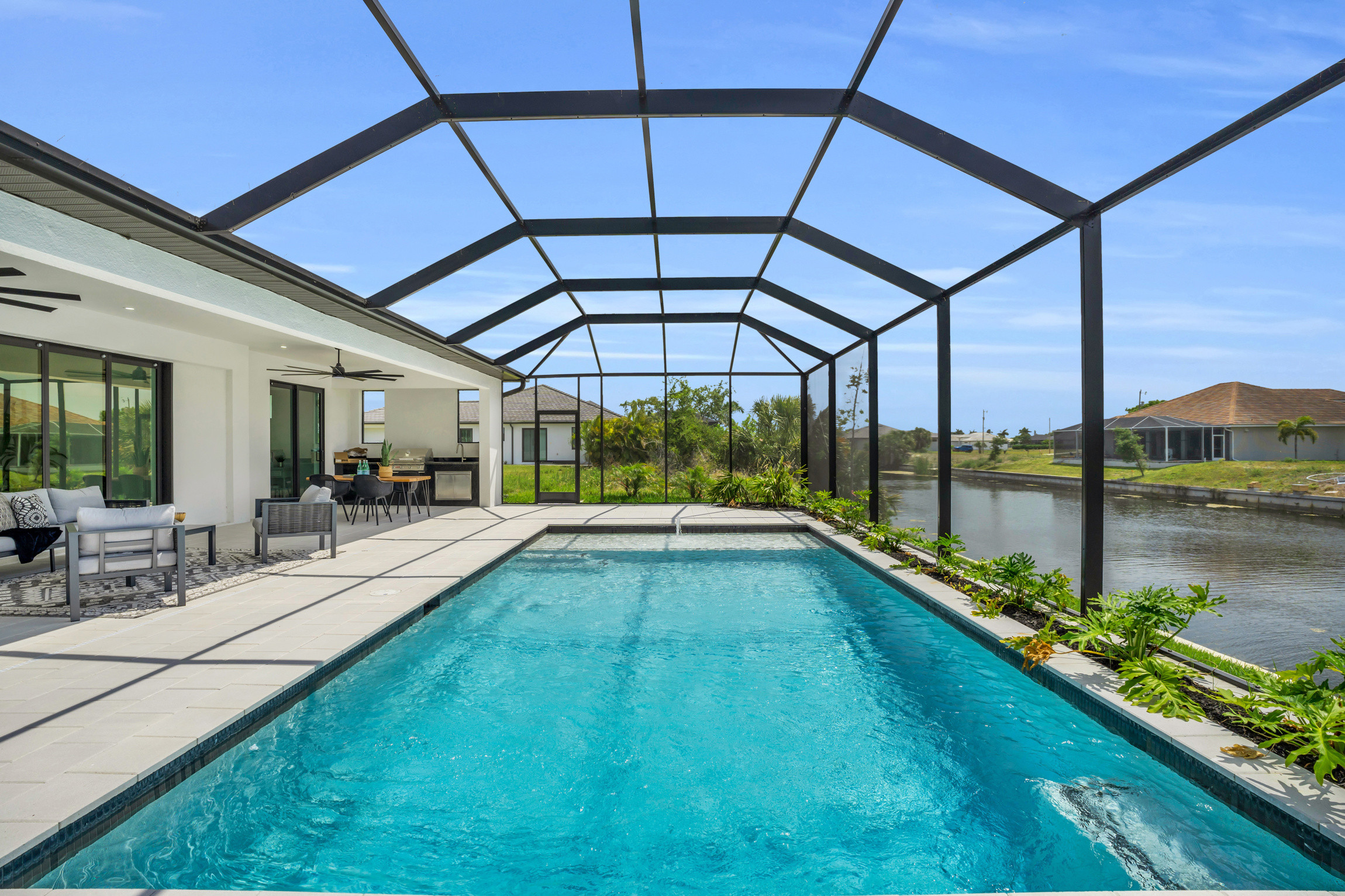 Example of a pool design in Miami