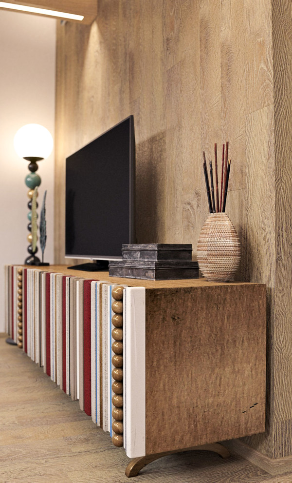 Двухэтажная квартира в стиле Яркая классика 340 м2