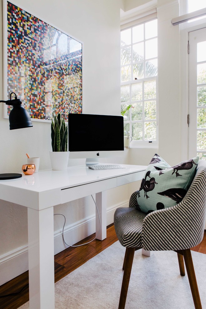 Transitional home office in Sydney.