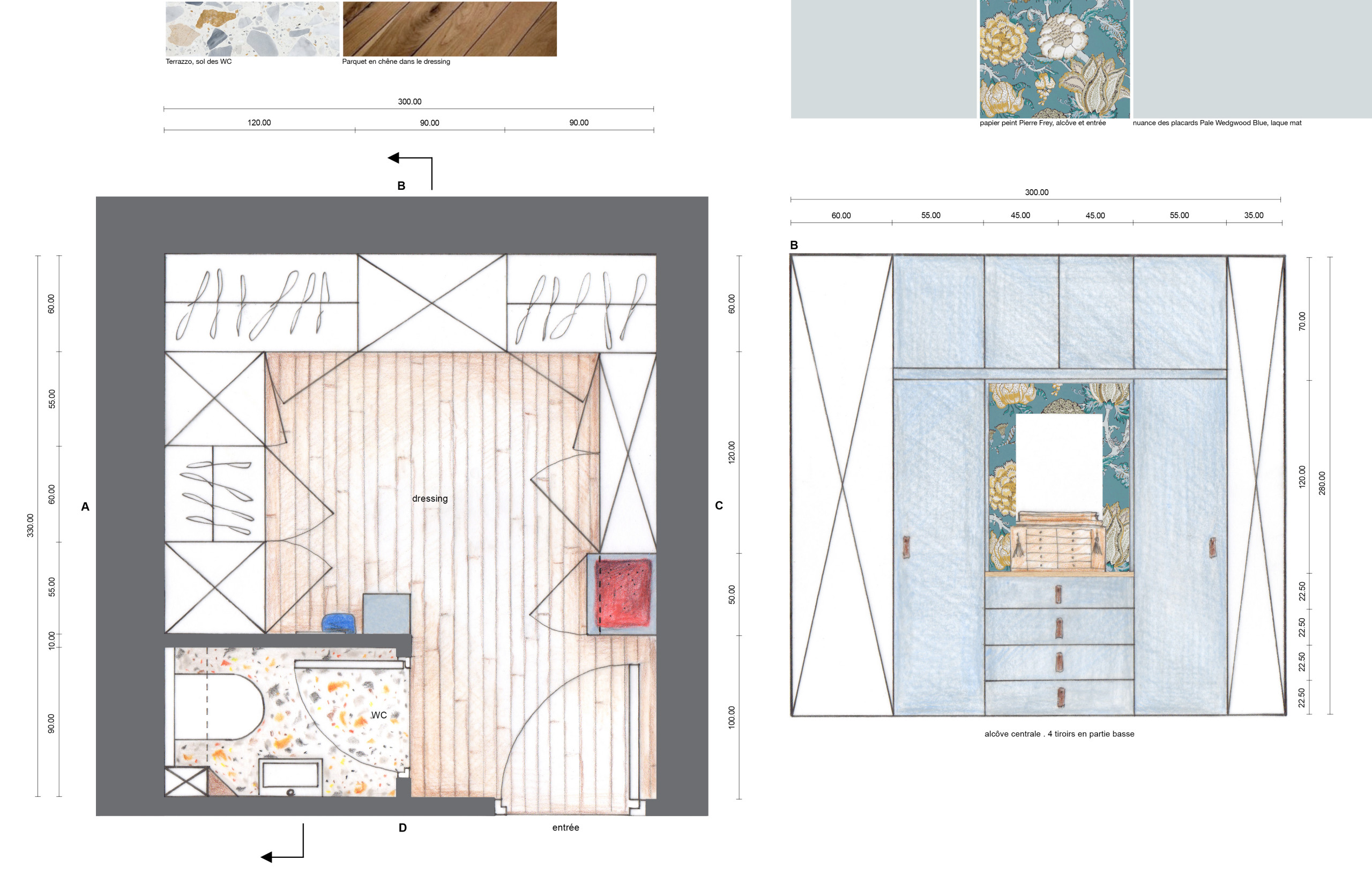 Rénovation d'un dressing