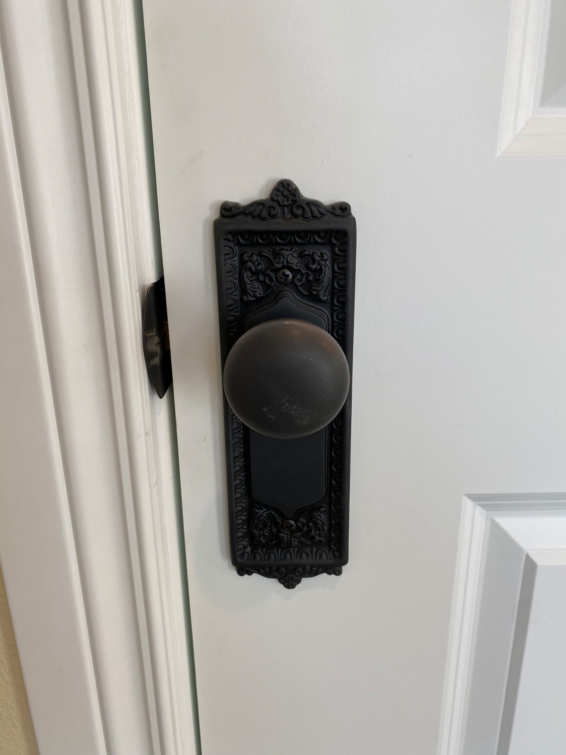 Vintage style door hardware