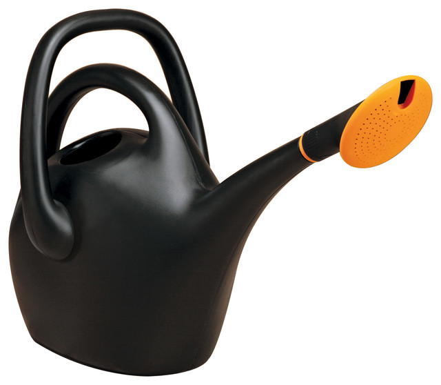 Easy Pour Watering Can 2.6 Gallon Black Watering Cans by Bloem Houzz