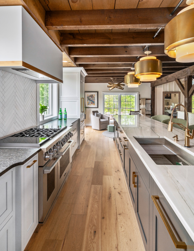 Mountain style kitchen photo in Philadelphia
