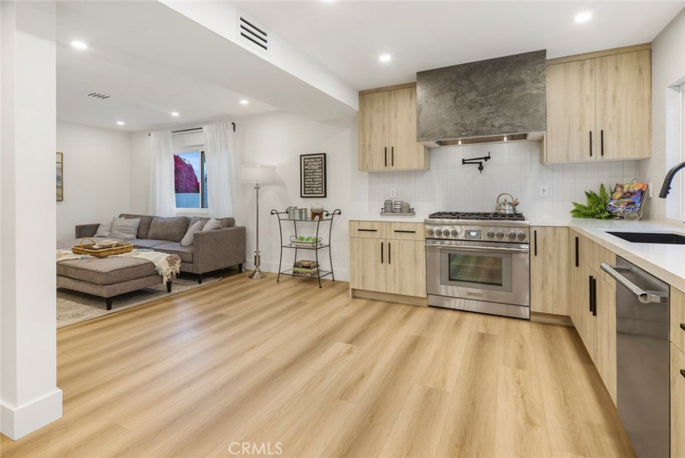 Natural Wood  Cabinet Kitchen Project