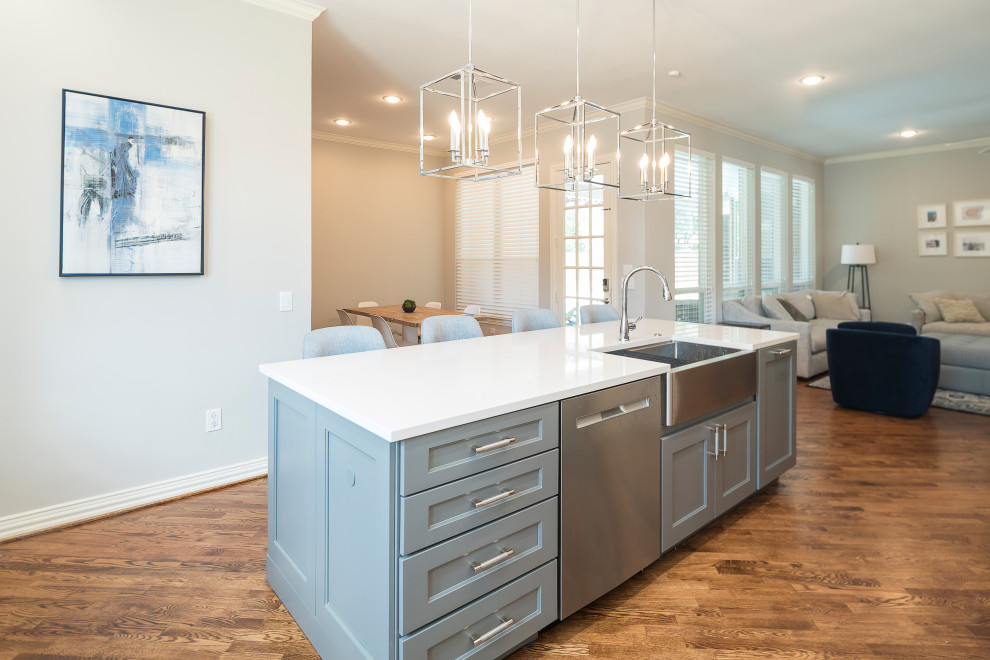 Kitchen - transitional kitchen idea in Dallas