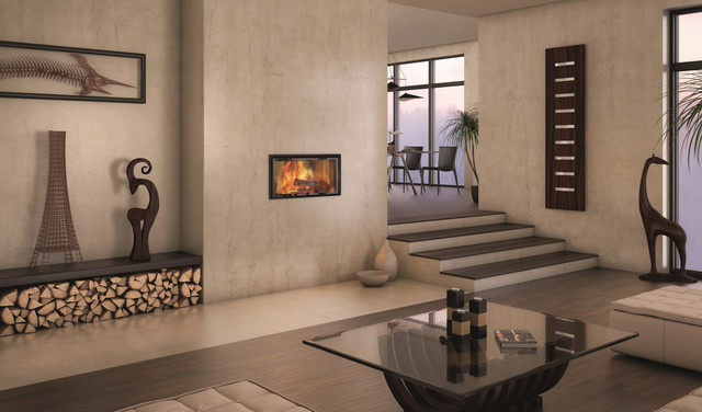 Kamine - modern contemporary-family-room