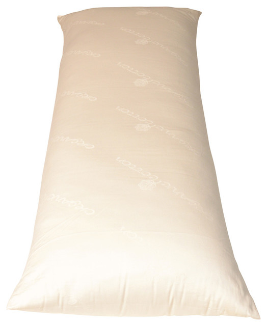 De Luxe Wool Body Pillow Modern Bed Pillows By Bio Sleep Concept