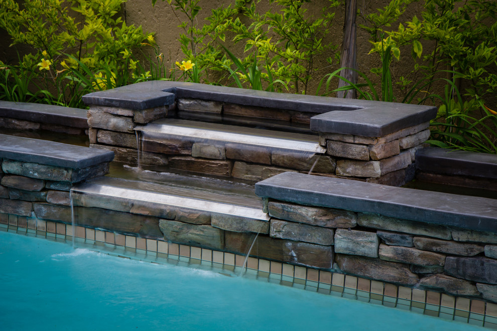 Pool - rustic pool idea