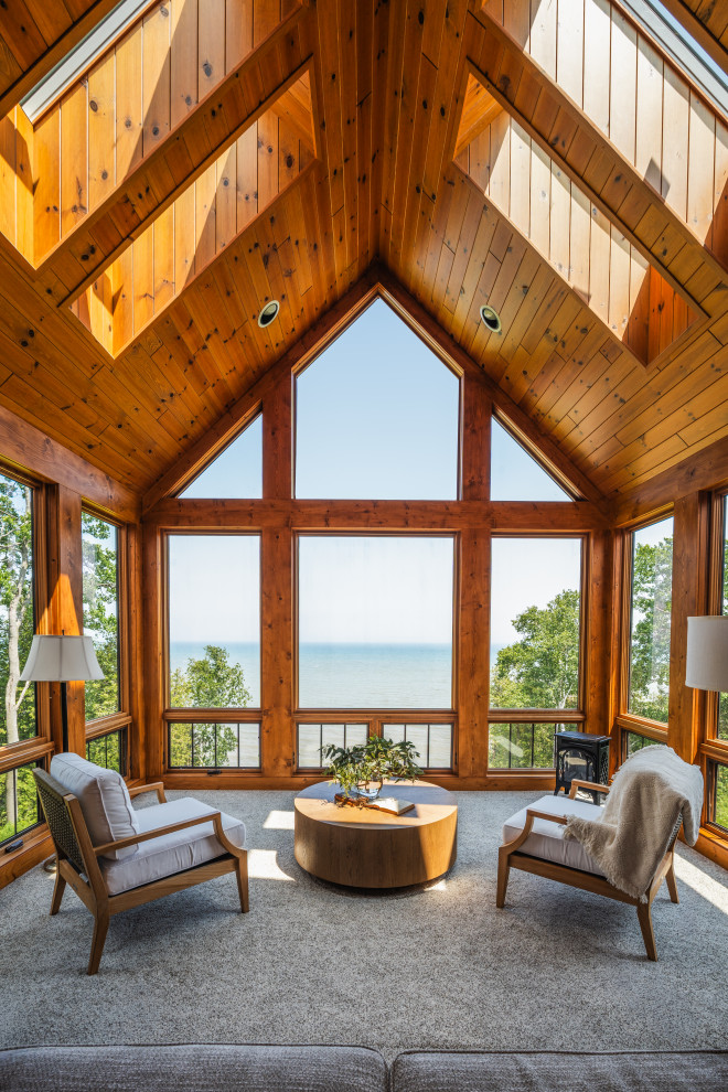 Great Lake Dream Home - Rustic - Sunroom - Other - by Yancy Kitchen ...