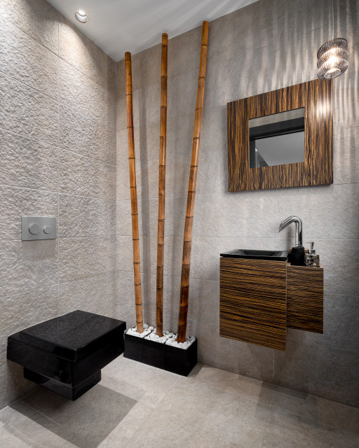 Vivienda unifamiliar aislada contemporary-bathroom