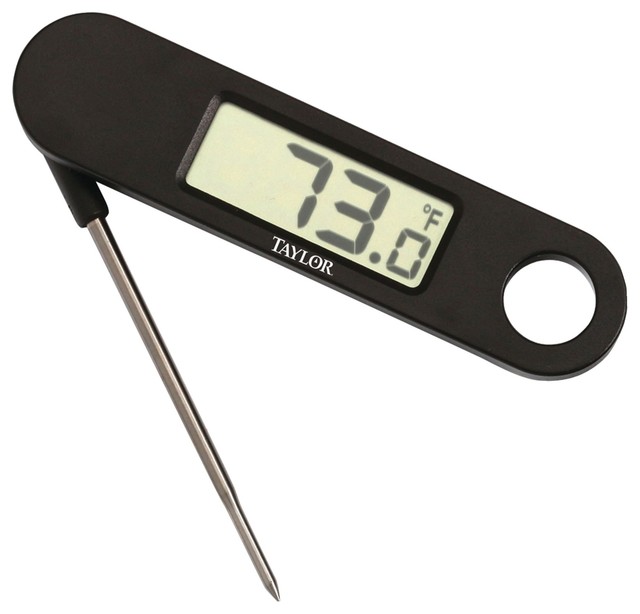 Taylor® 1476 Compact Folding Thermometer with On/Off Button