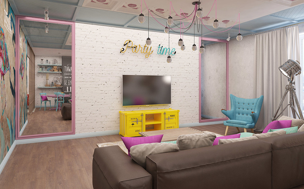 Розовый фламинго