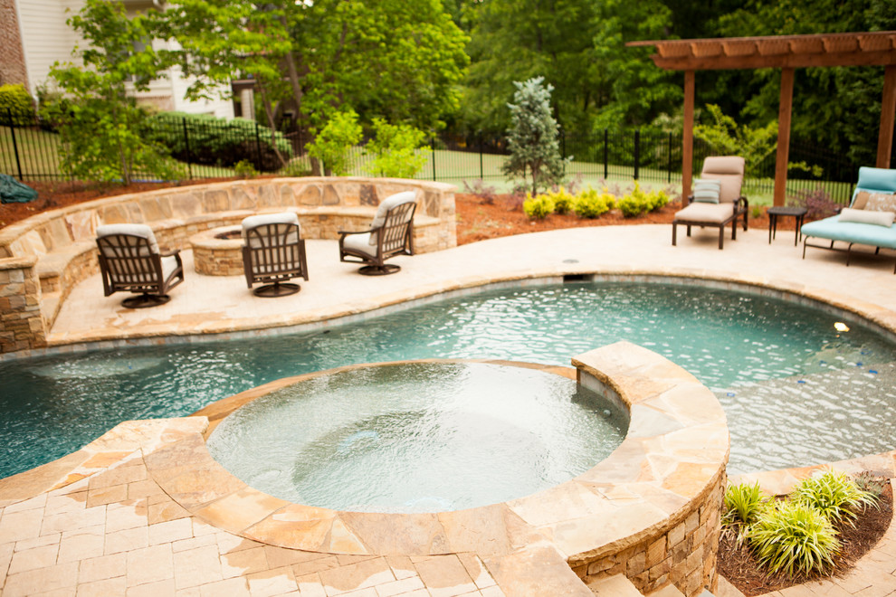 Lawrenceville Swimming Pool Pool Atlanta by Boyce Design and