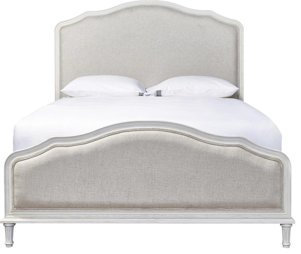 Bed UNIVERSAL CURATED AMITY Queen Cotton White