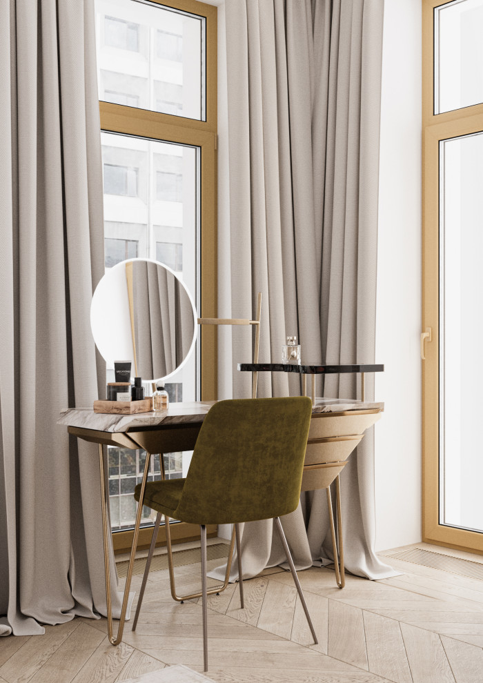 квартира для блогера и дизайнера Дарьи Камаловой (@thecablook)