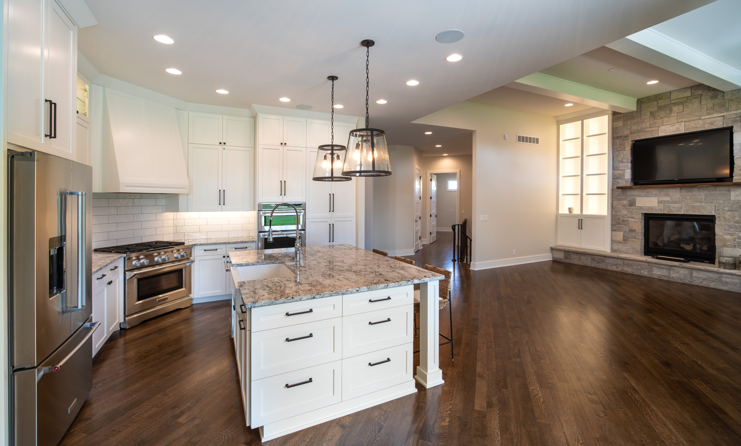 Moody Transitional Villa Home | Custom Build