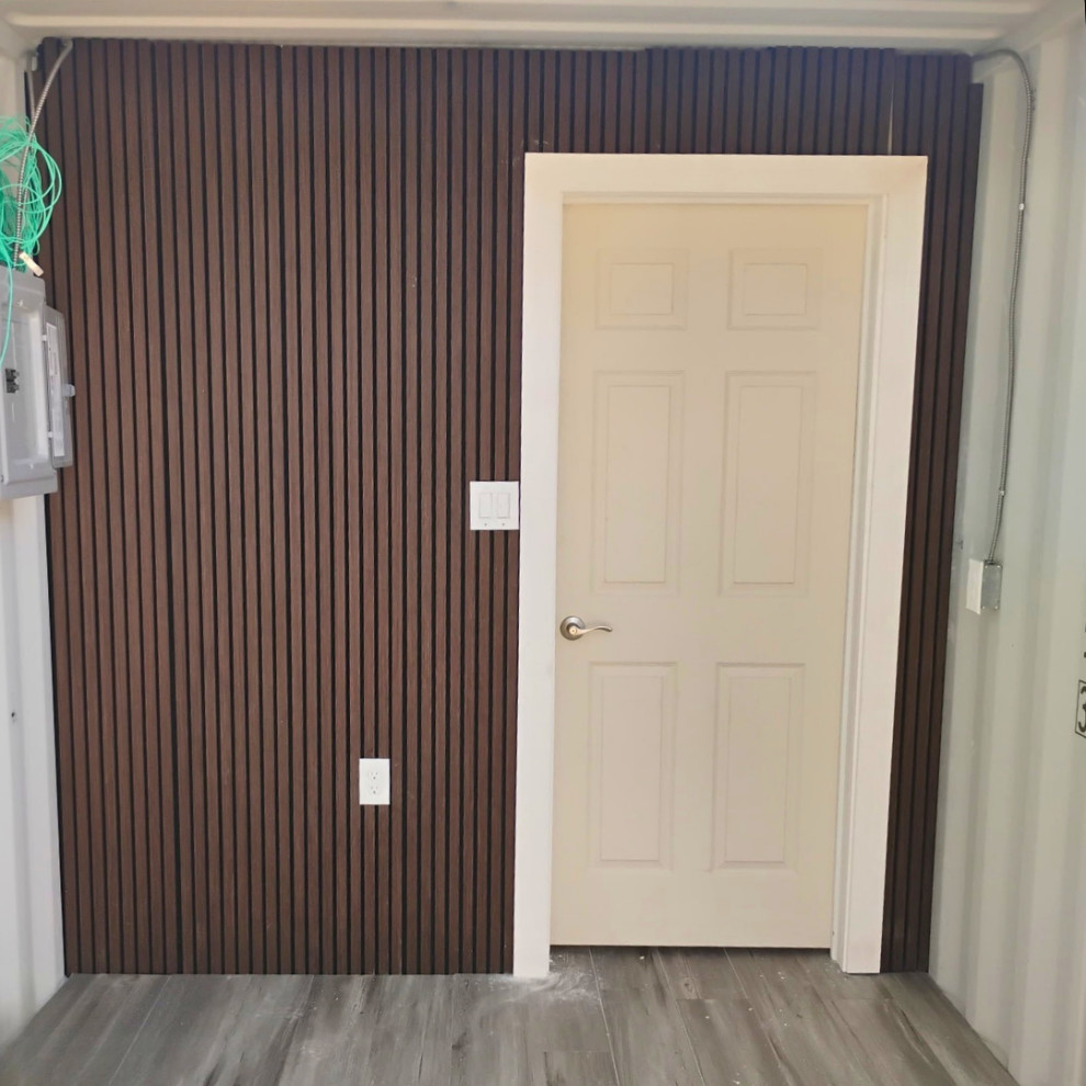 Shipping Container → Podcast Studio (with Custom Deck + Soundproofing)