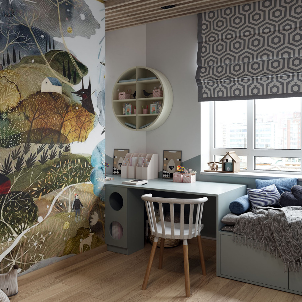 Визуализация трехкомнатной квартиры в ЖК Некрасовка