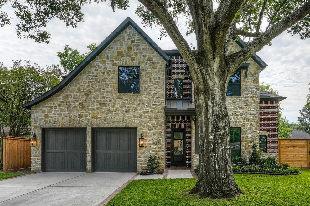 Transitional exterior home photo in Houston