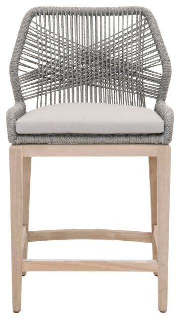 Loom Outdoor Counter Stool, 26"
