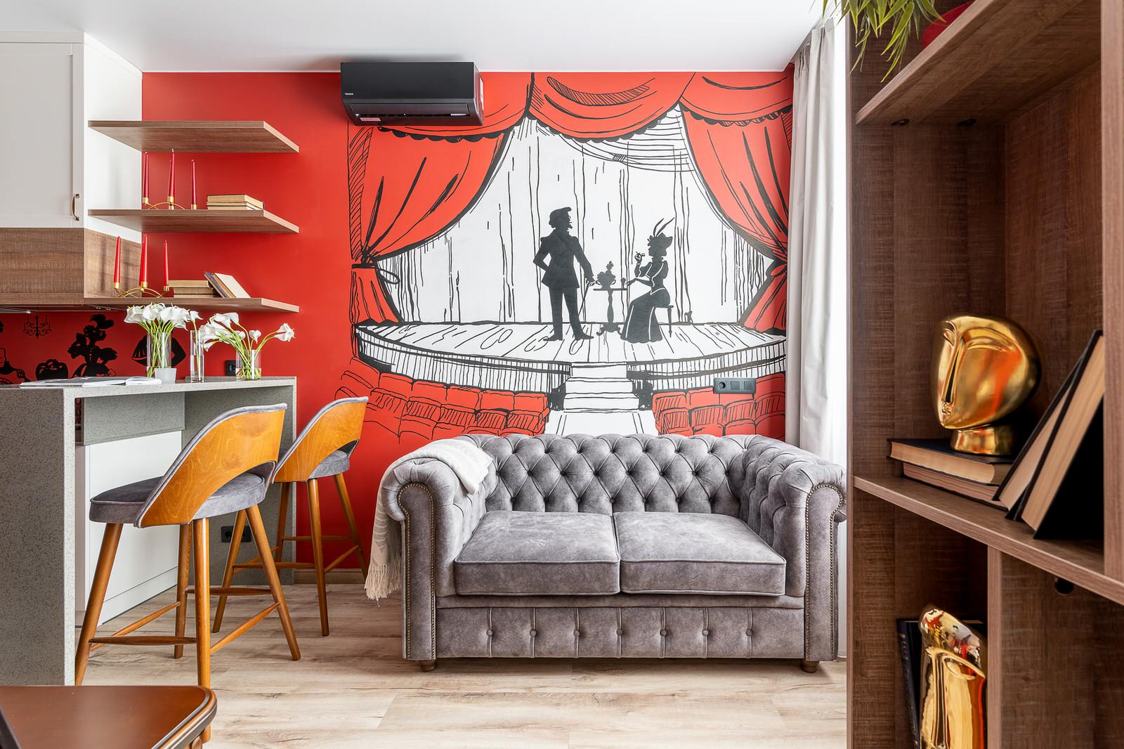 Реализованный дизайн проект квартиры ЖК "Театральный"