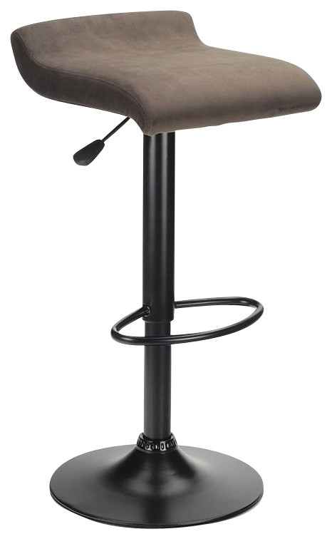 Winsome Marni Air Lift Stool in Black Finish