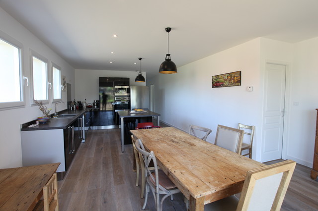Cuisine Bois e Cie rustic-kitchen
